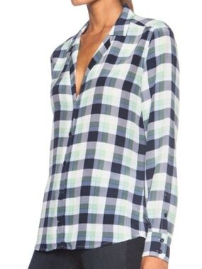 Equipment Adalyn Silk Button Down Blouse